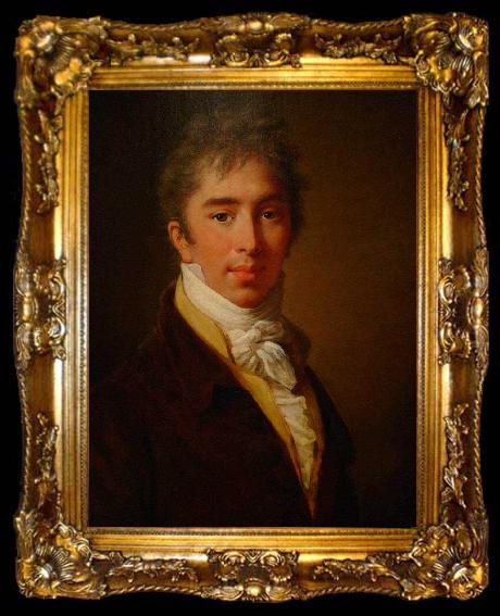 framed  Elisabeth LouiseVigee Lebrun Portrait of Prince Iwan Bariatinski, ta009-2